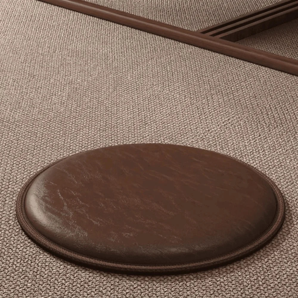 Round Waterproof Leather Seat Pad