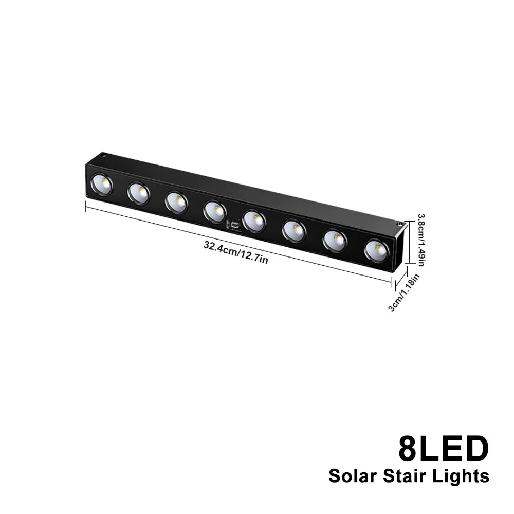 Solar Powered LED Fence Lights