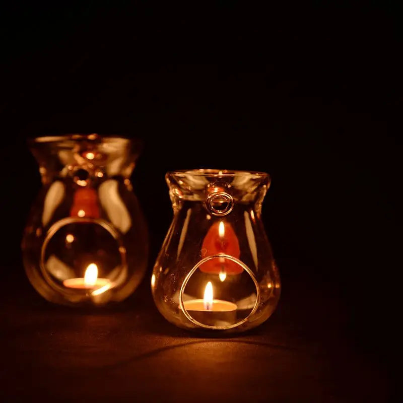 Glass Aroma Candle Burner