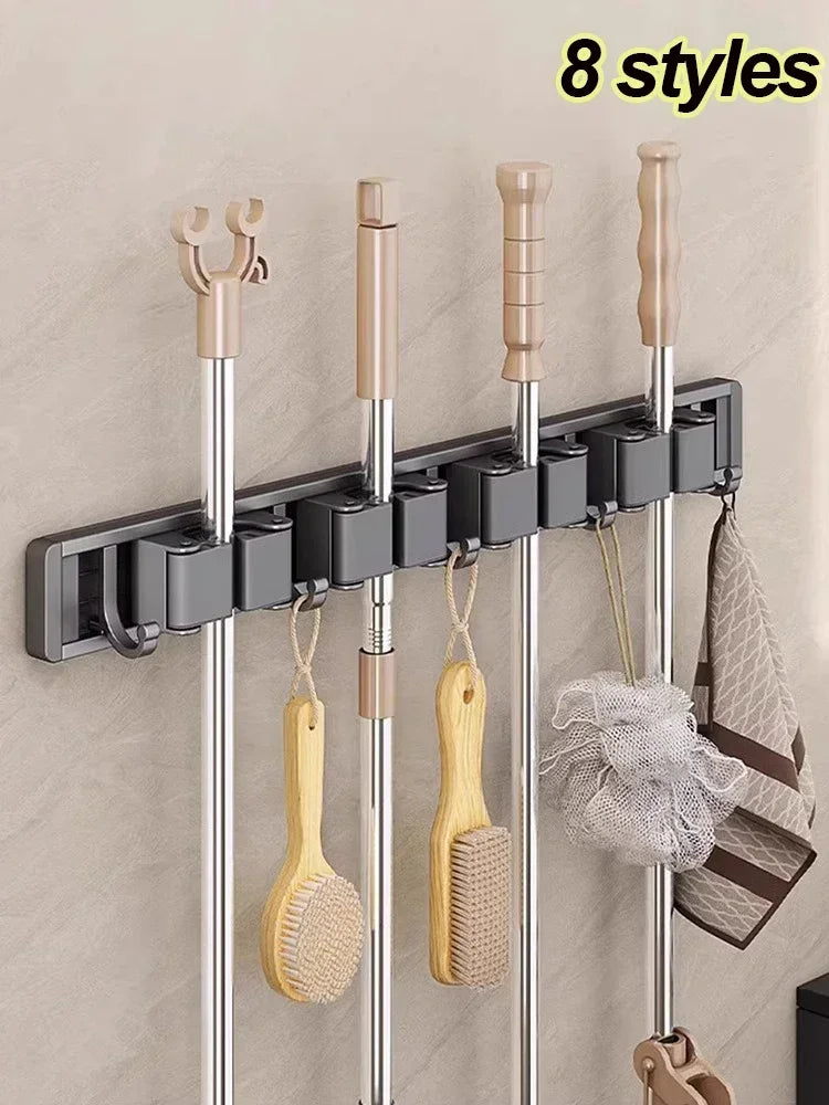 Wall Mounted Mop and Broom Holder