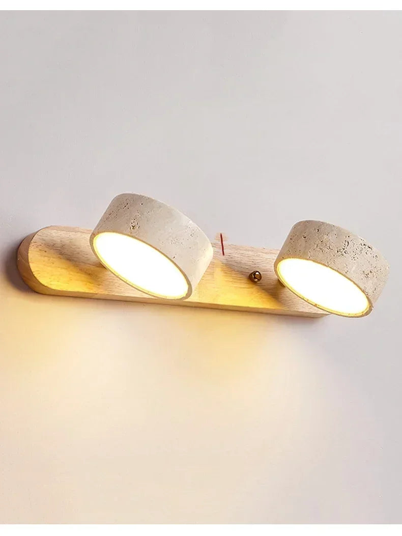 Travertine Spot Wall Light