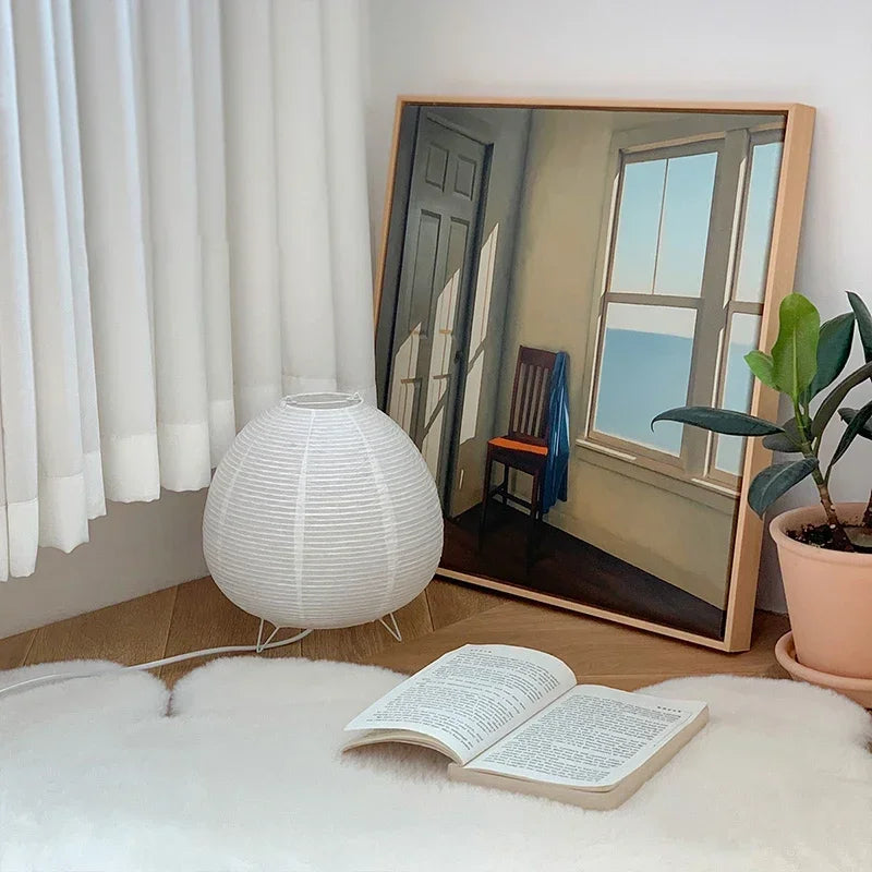 Japanese Rice Paper Lantern Lamp