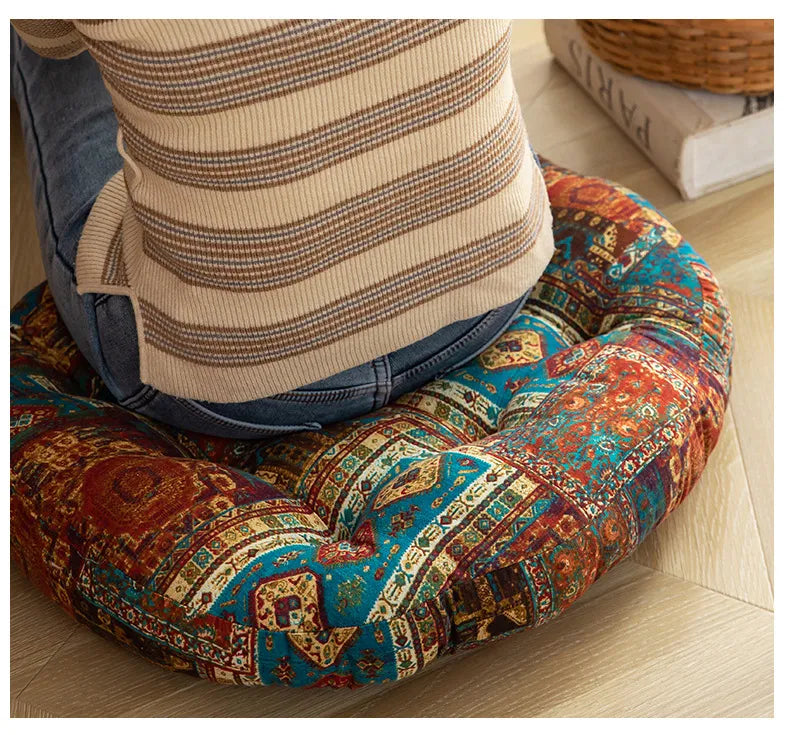 Bohemian Square Floor Seat Cushion