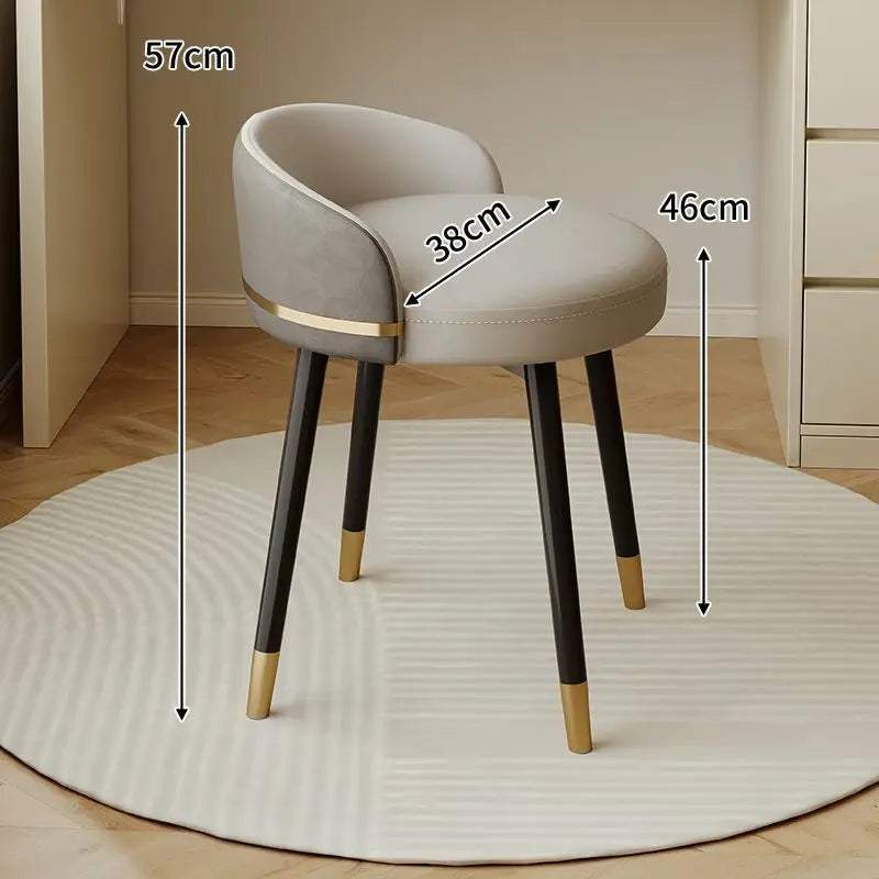Modern Swivel Vanity Stool, 360 Rotating