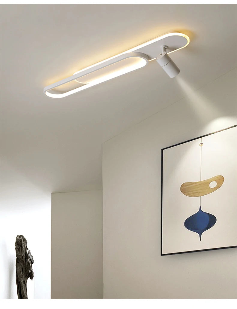 Ceiling Light with Adjustable Spotlights