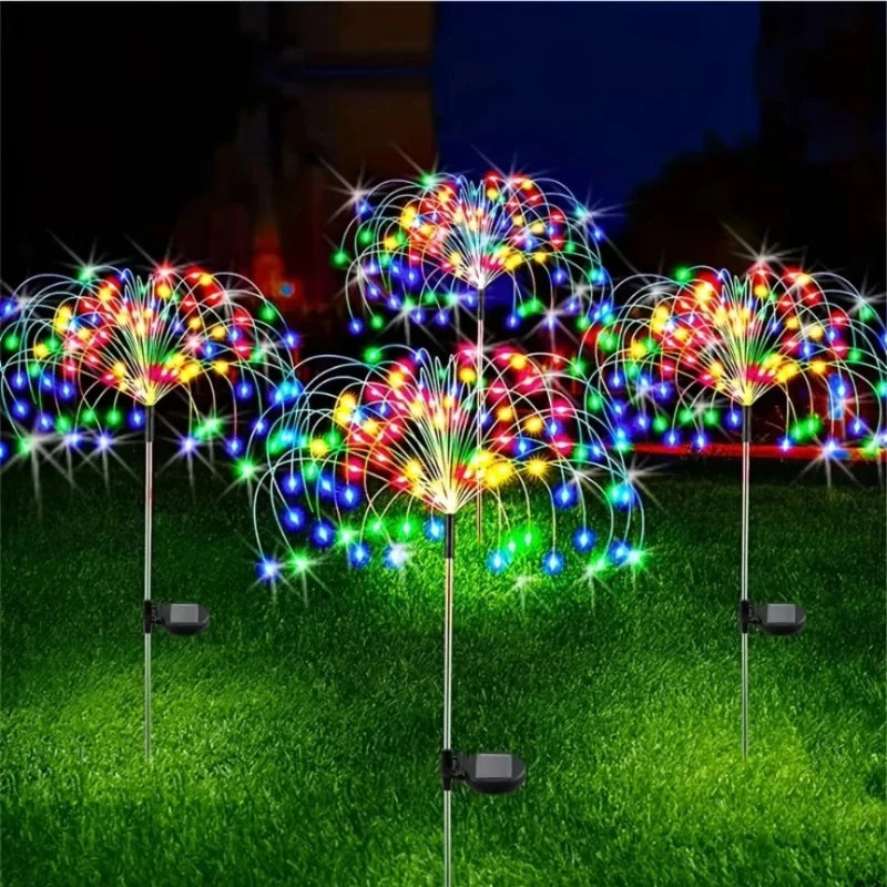 Solar Dandelion Firework Garden Light