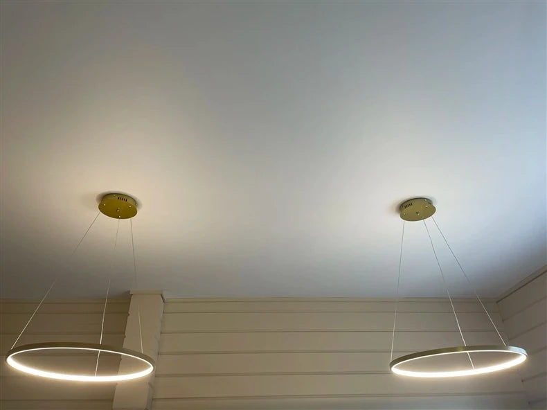 Nordic Aluminium Ring Chandelier