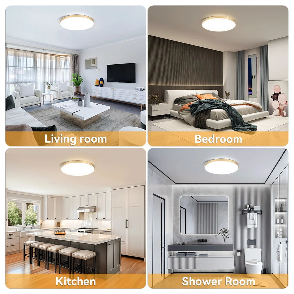 Waterproof IP44 LED Bathroom Ceiling Light