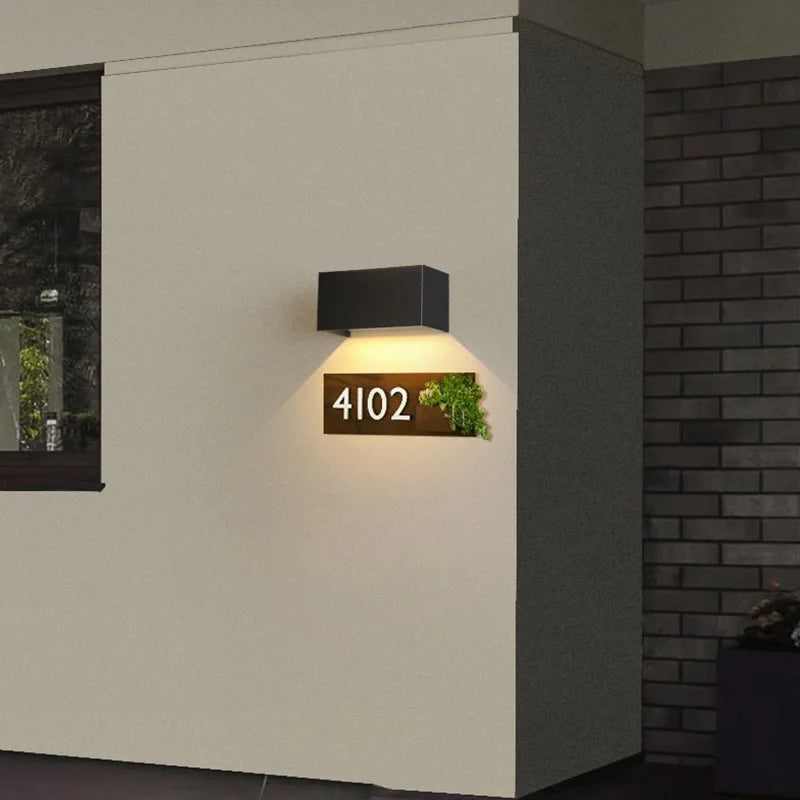Nordic modern wall light 12W 24W IP65 waterproof LED lamps indoor