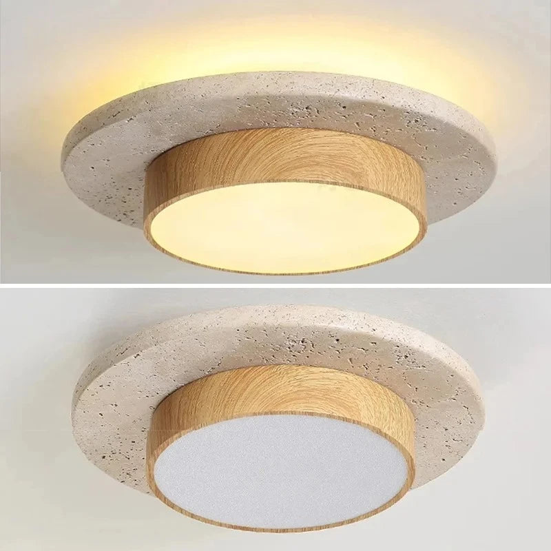 Wabi Sabi Stone Ceiling Light
