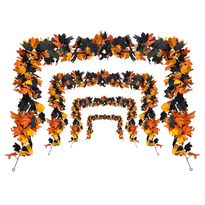 Pumpkin and Maple Leaf Garland