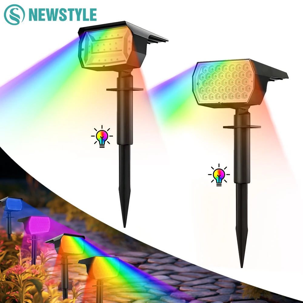 RGB Solar Landscape Spotlight
