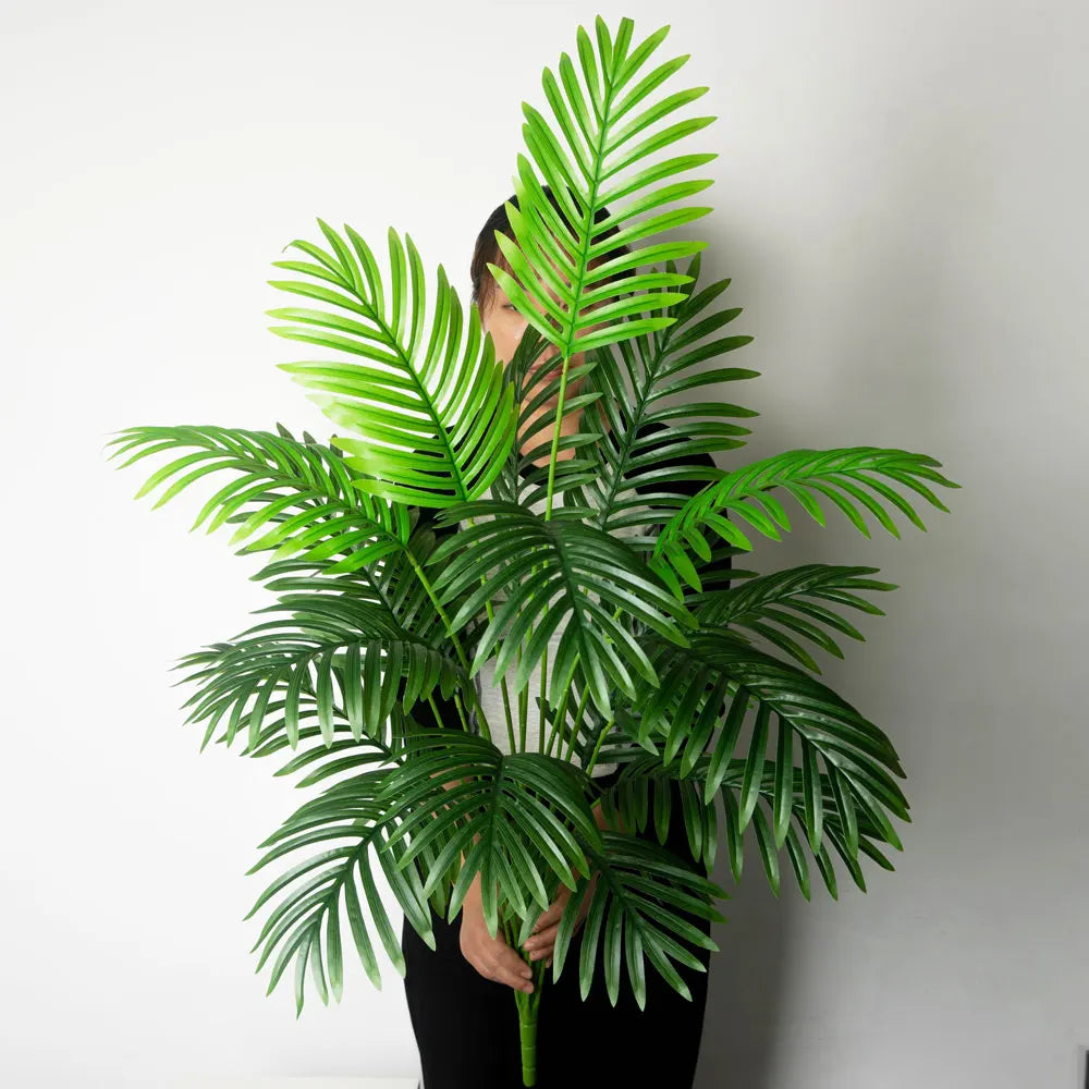 90-120cm Large Artificial Palm Tree Tropical Fake Plants Green