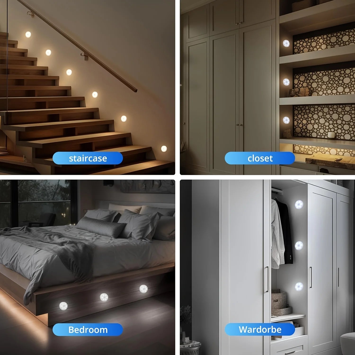 3 Pack Motion Sensor Night Lights
