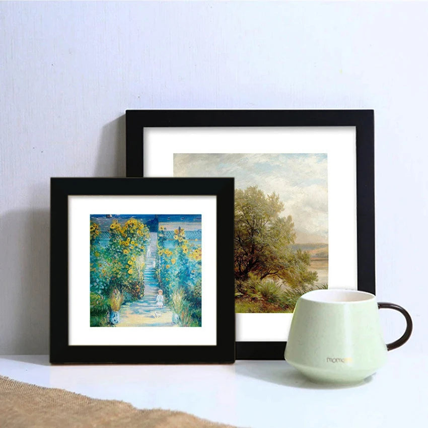 Custom Square Wood Photo Frame