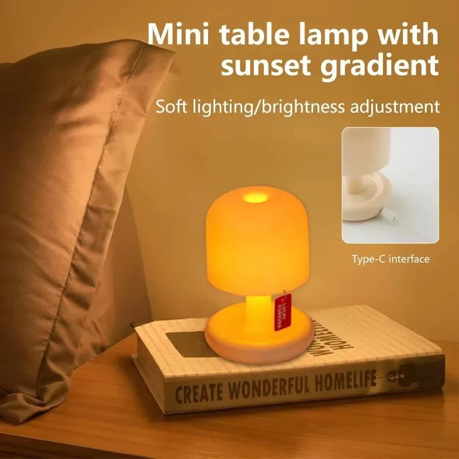 Mini Desktop Sunset Night Lamp Creative USB