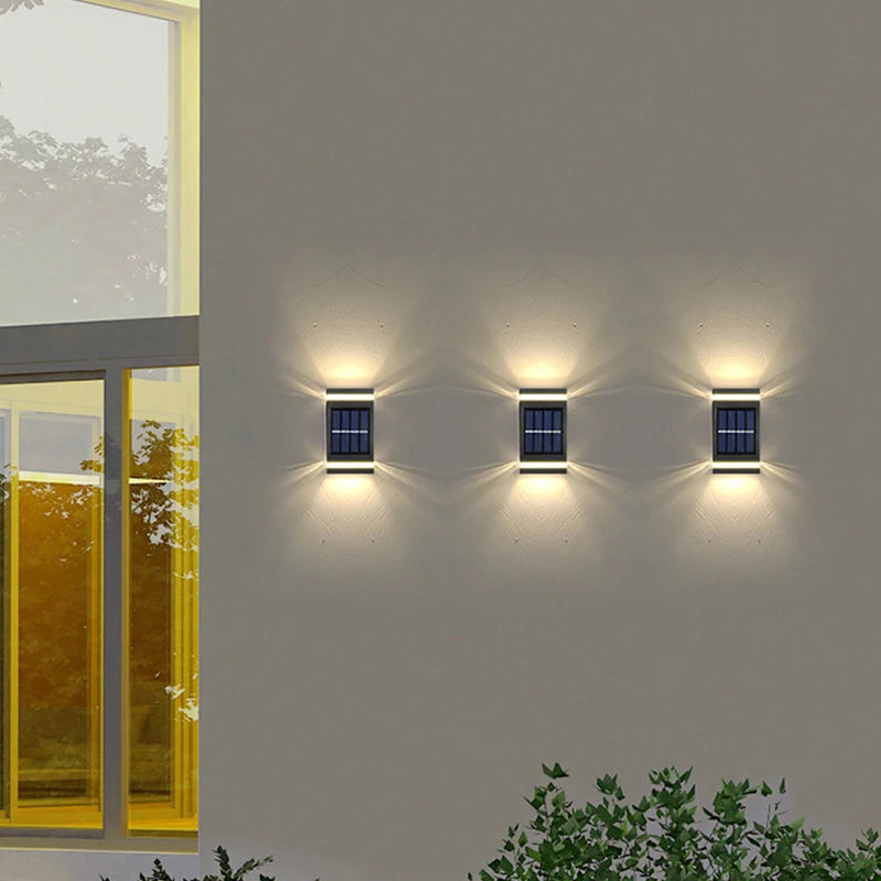 6 LED Solar Wall Washer Light