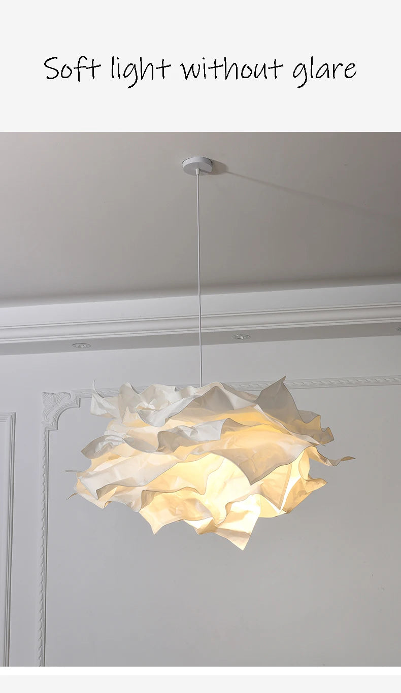 White Paper Cloud Pendant Light