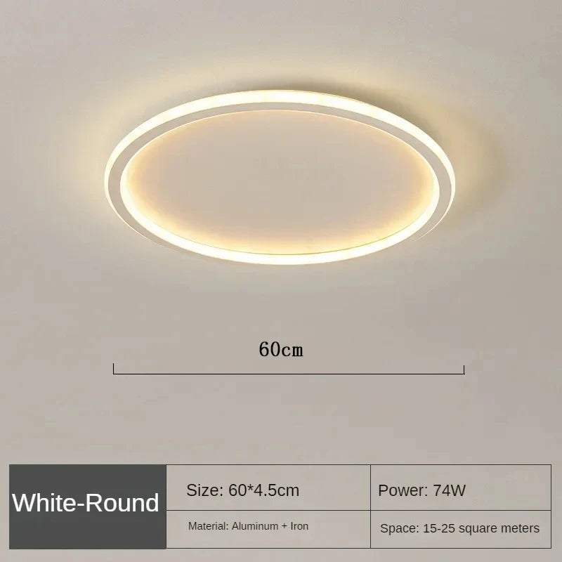 Minimalist Nordic Edge Ceiling Light