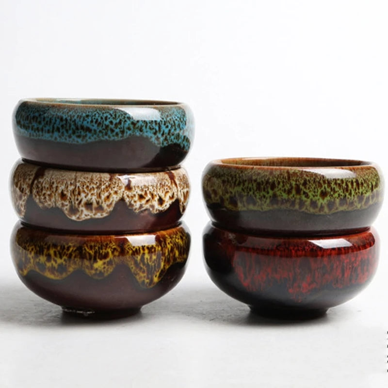 Mini Ceramic Bonsai Pots Set of 6