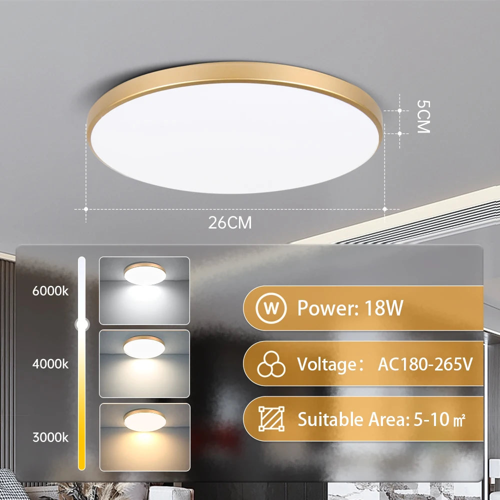 Slim Panel Modern Ceiling Chandelier
