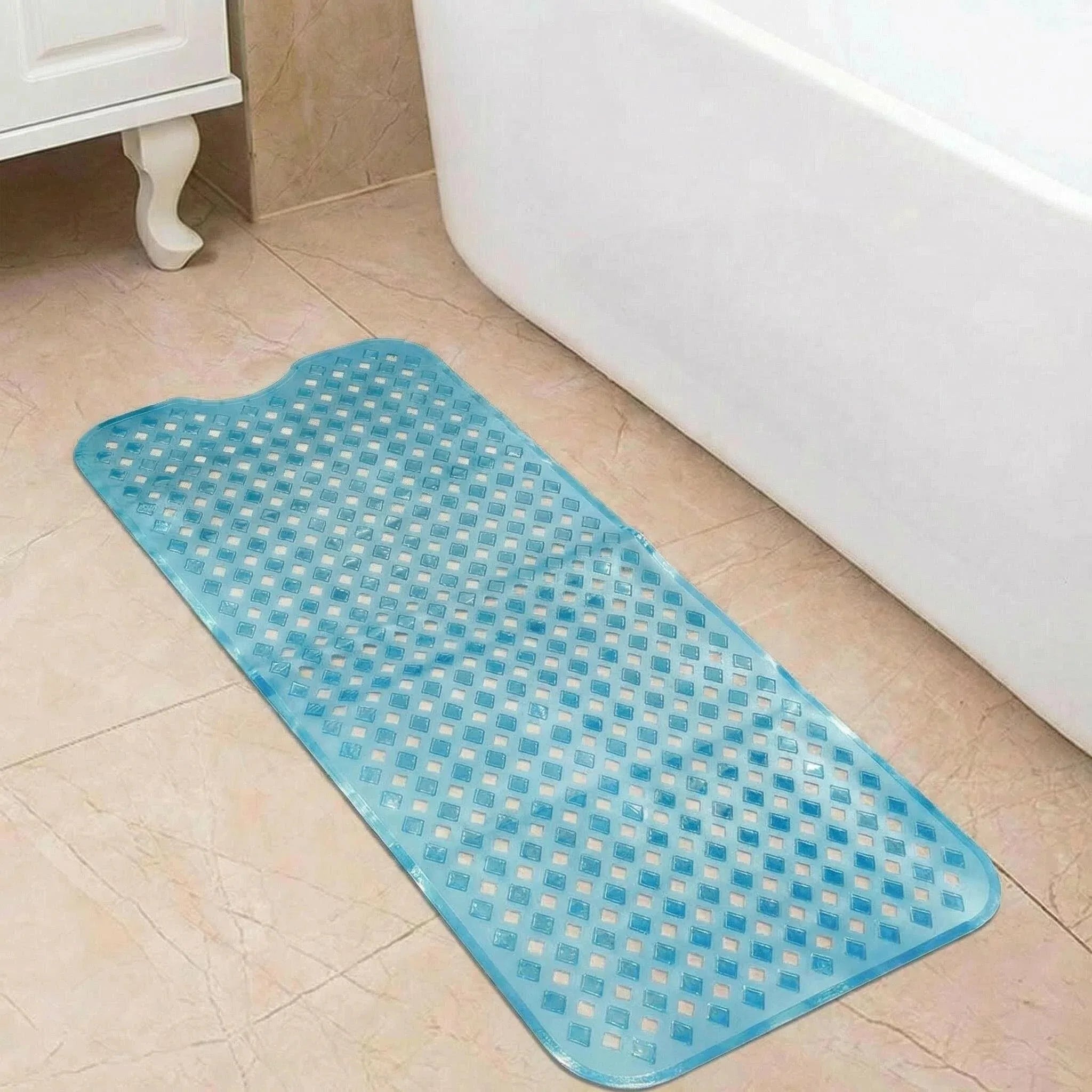 1pc Cartoon Extra Long Bathtub Mat 40x100cm Non Slip Bath Mat