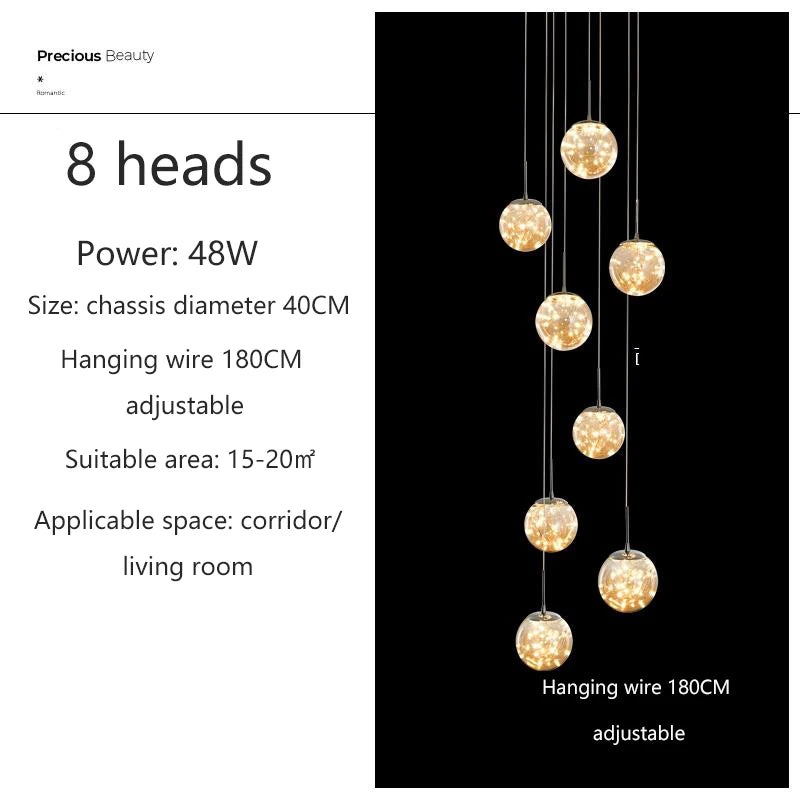8-Light size and drop diagram