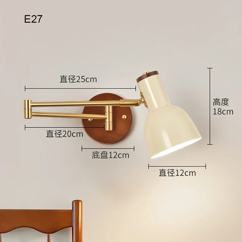 Telescopic Push Pull Wall Lamp