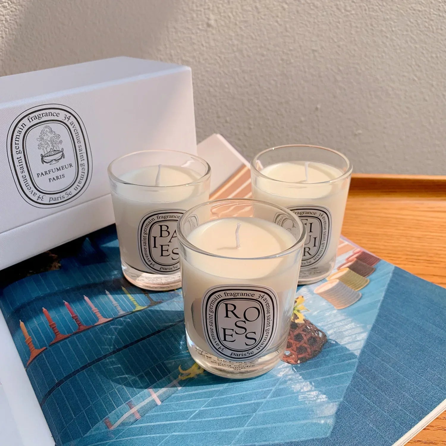 Aromatherapy Candle Natural Plant Scented Candles French Fragrance