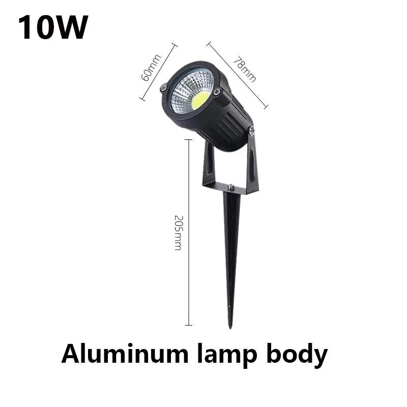 LED Garden Lawn Spike Light Set