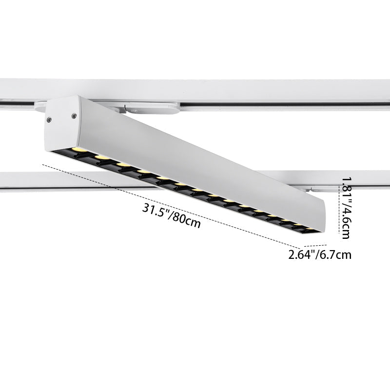 Adjustable Aluminum LED Track Light - Minimalist Linear Ceiling Light