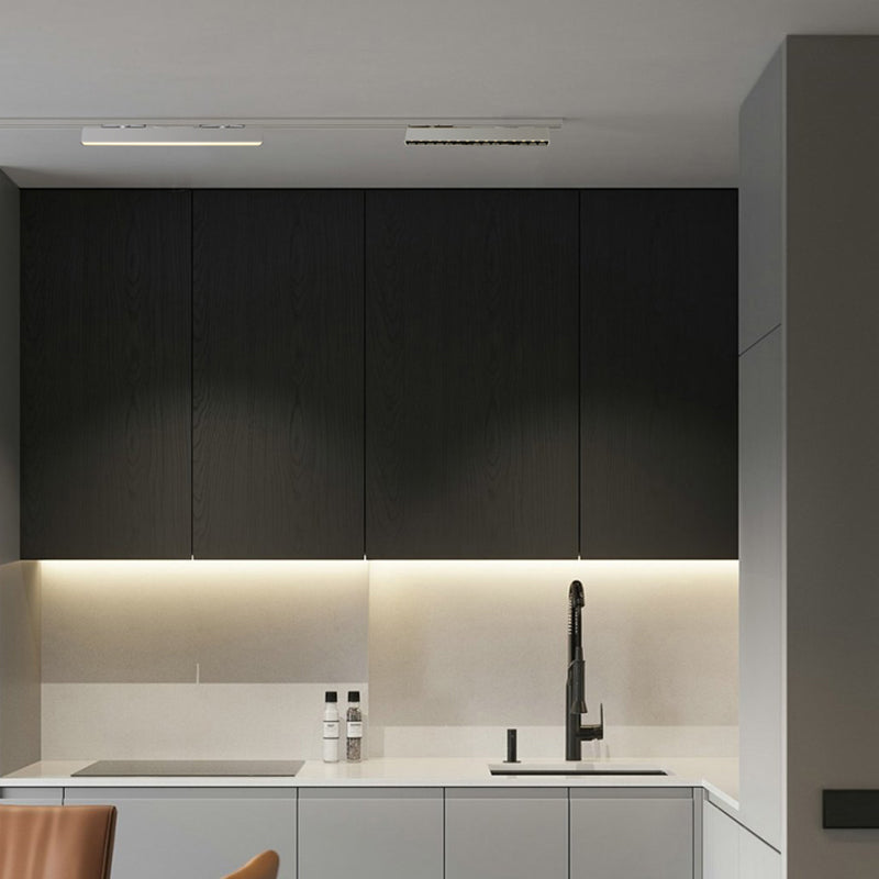 Adjustable Aluminum LED Track Light - Minimalist Linear Ceiling Light
