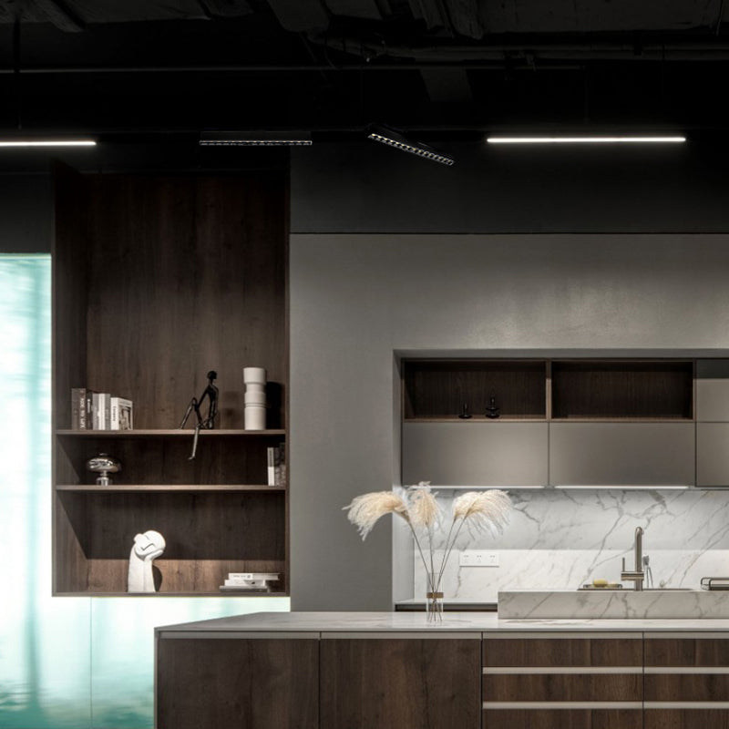 Adjustable Aluminum LED Track Light - Minimalist Linear Ceiling Light