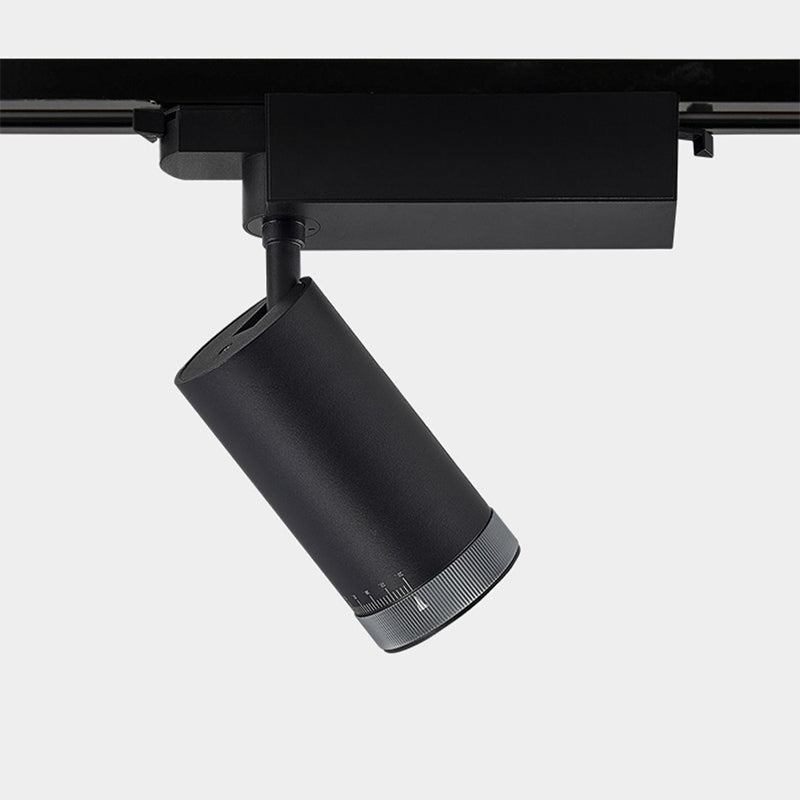 Adjustable Aluminum Zoomable LED Track Spotlight - Industrial Cylinder