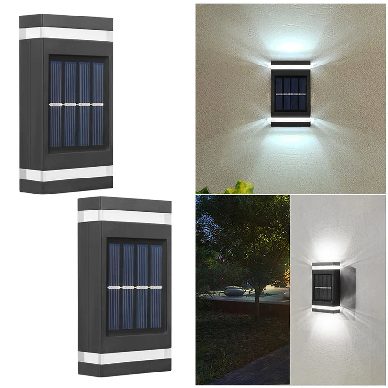 6 LED Solar Wall Washer Light
