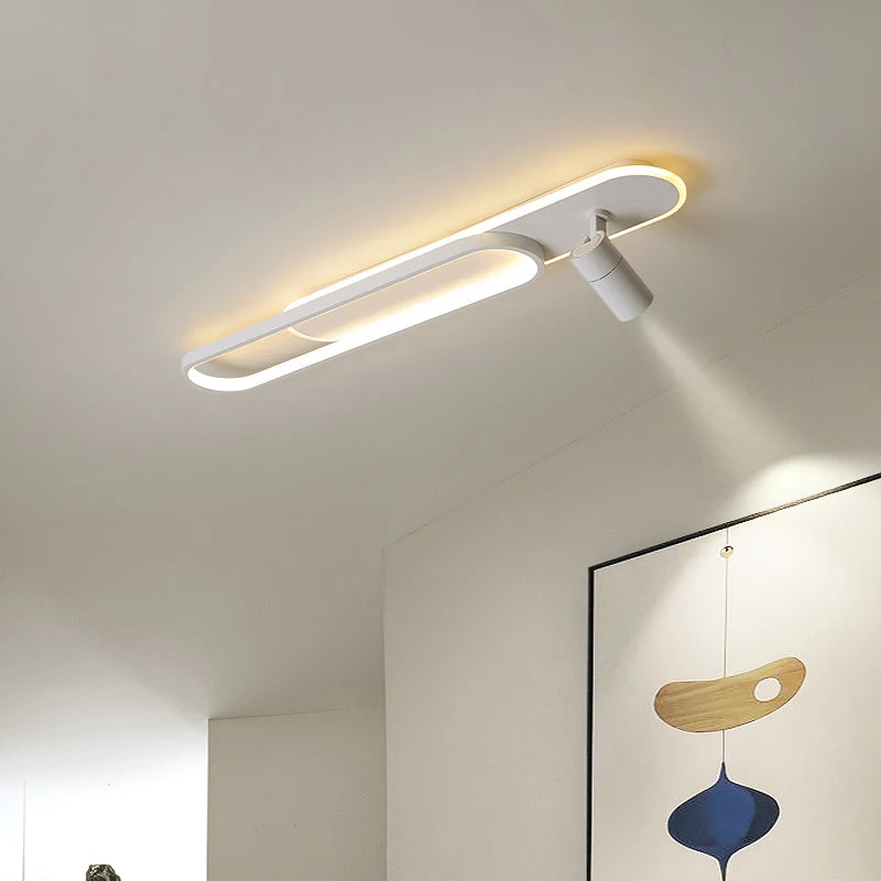 Ceiling Light with Adjustable Spotlights