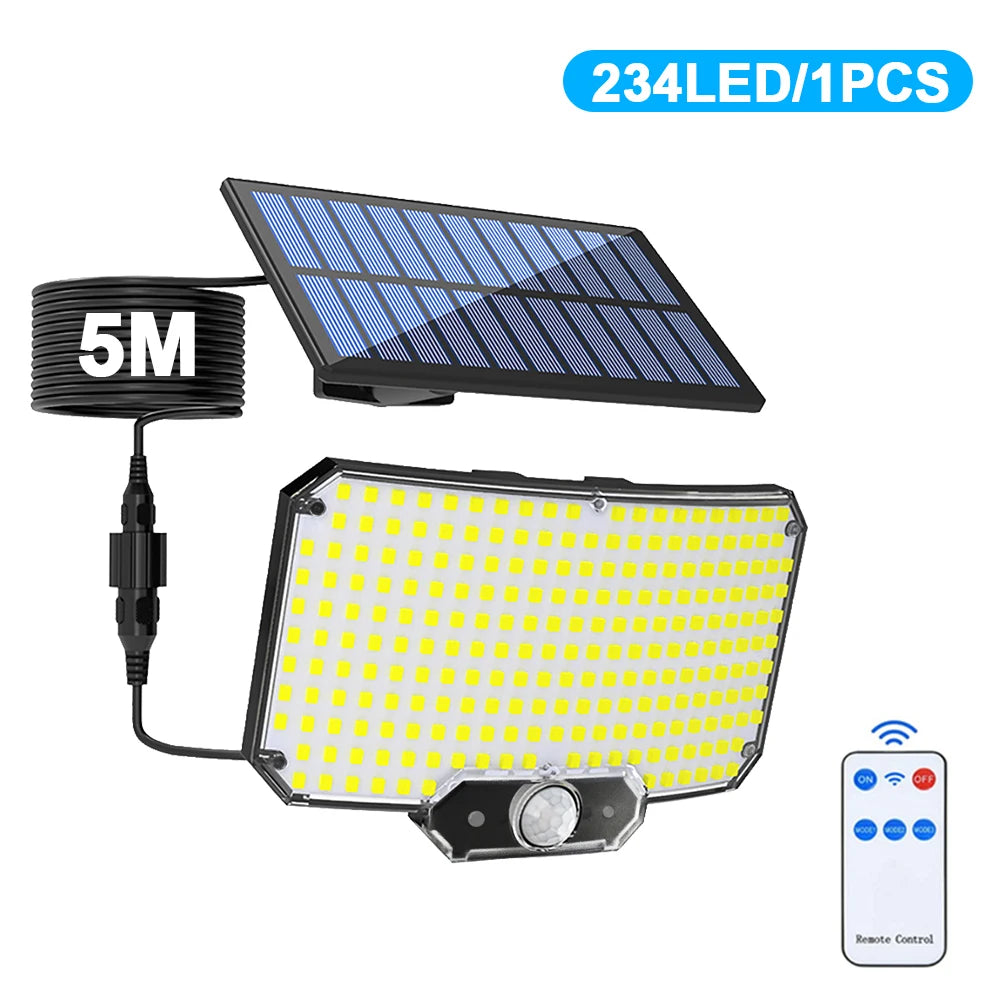 234/318/348 LED Solar Lights 3 Working Modes