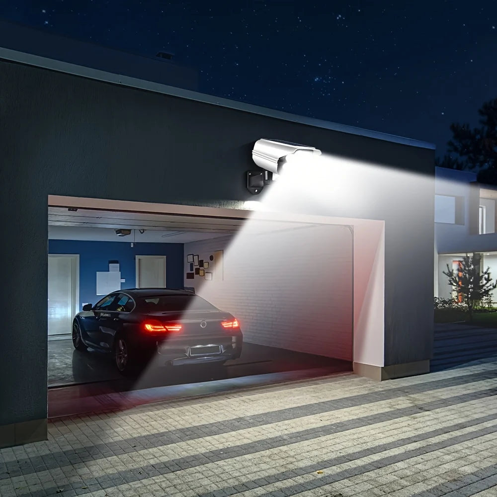 Solar Security Floodlight With Camera Look