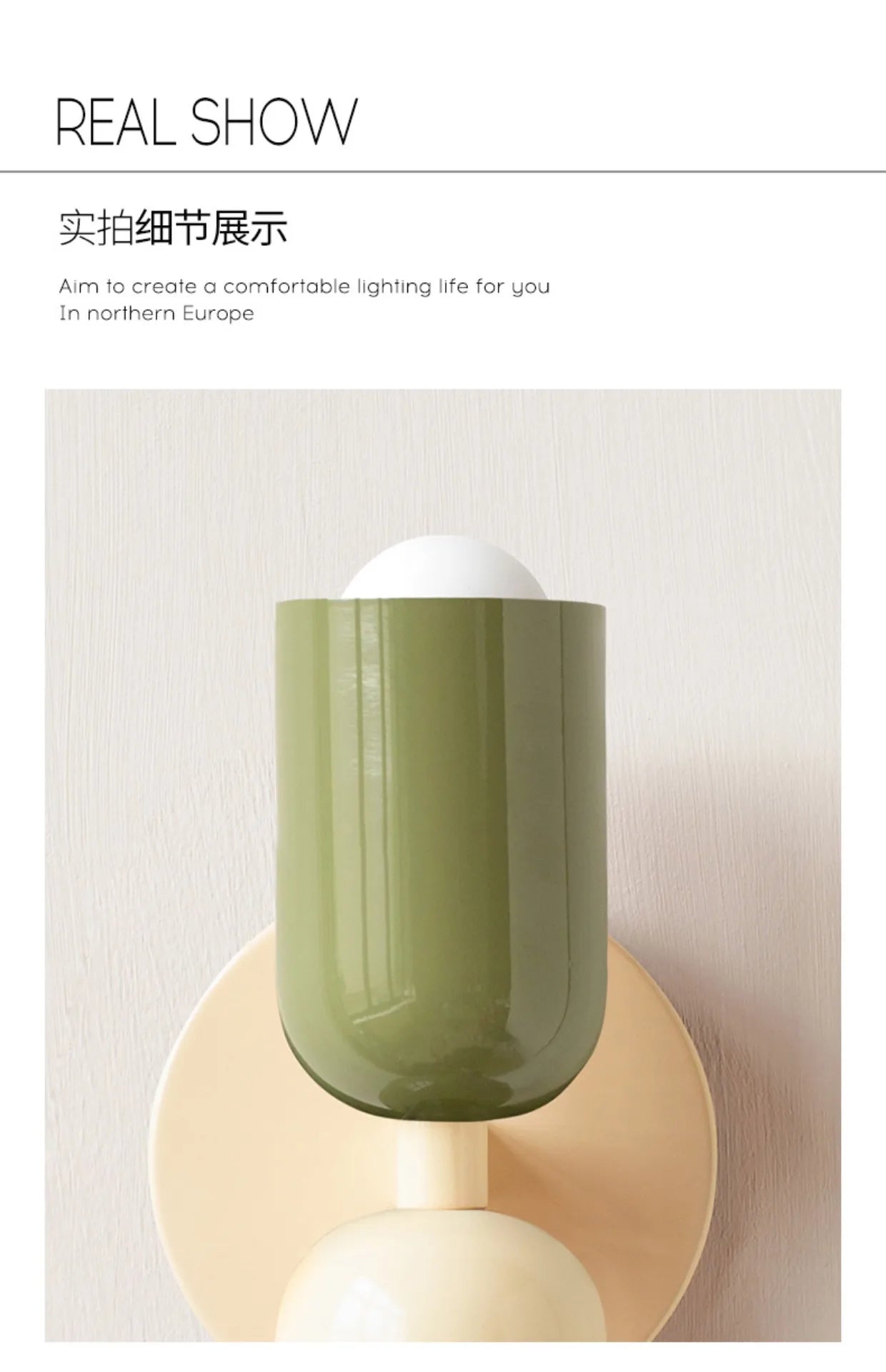 Nordic Wall Lamp LED Simple Macaron wall light Home Indoor Lights Bedroom Bedside Study Living Room Decoration Lighting Fixtures