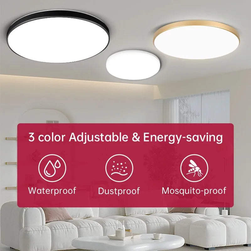 Waterproof IP44 LED Bathroom Ceiling Light