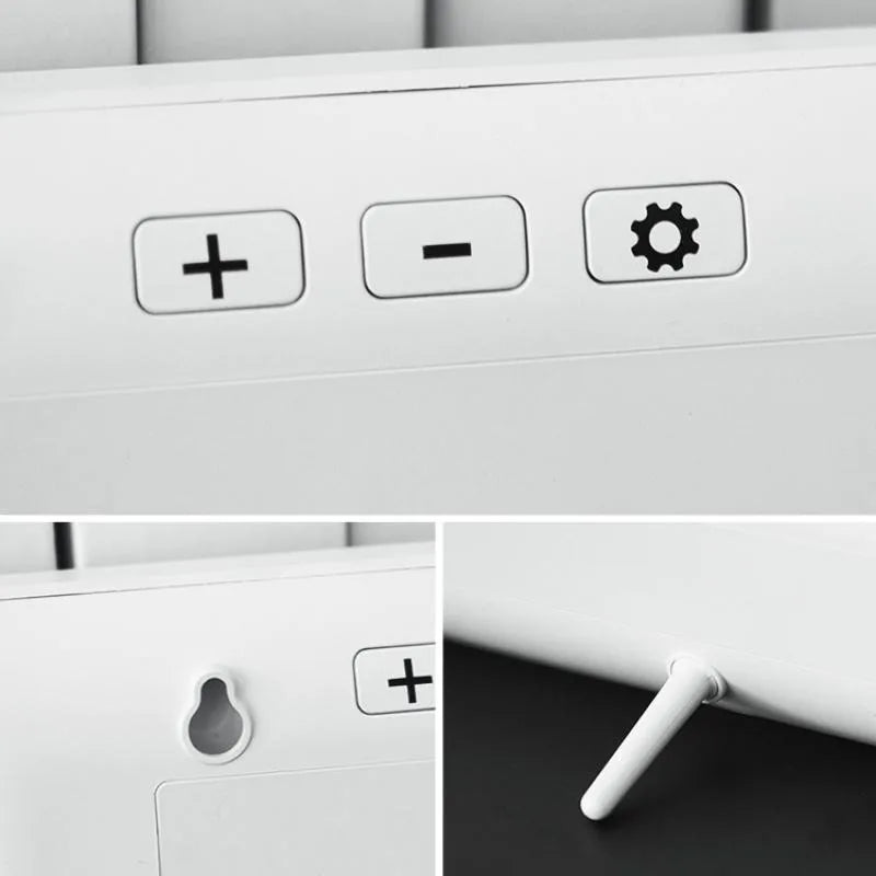 Digital LCD Desk and Wall Clock