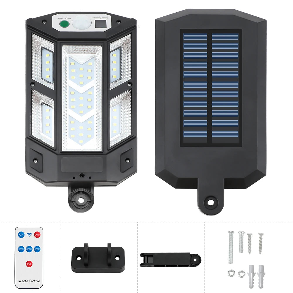 Solar Sensor Street Lamp with Remote