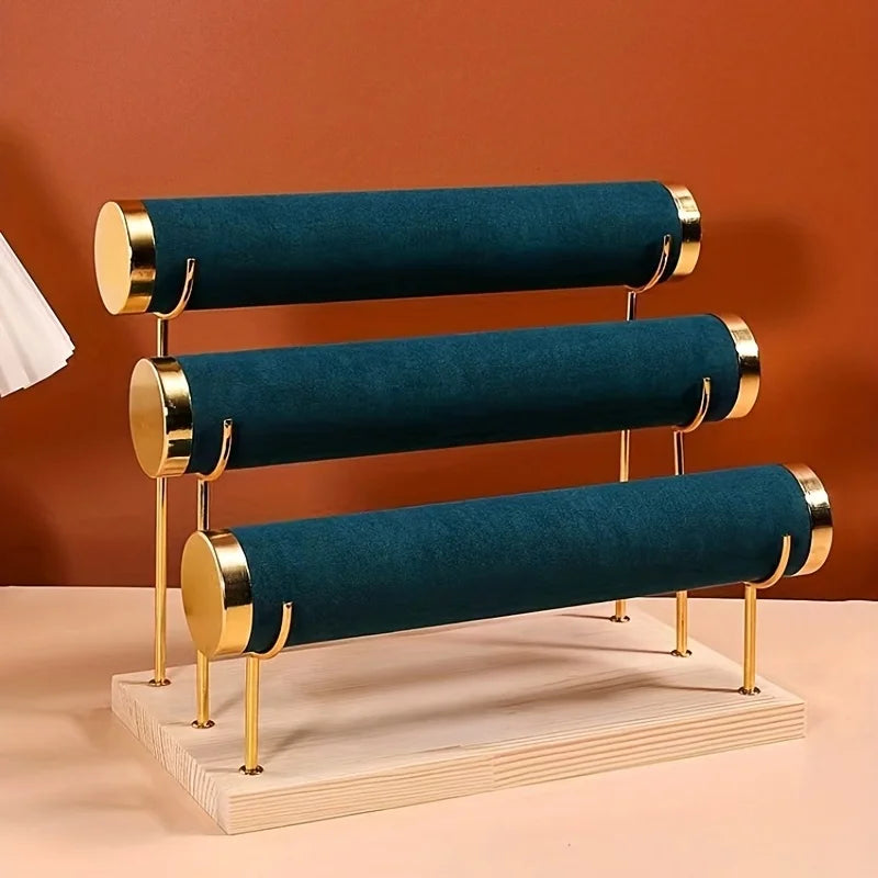 Wooden Jewelry Display Stand