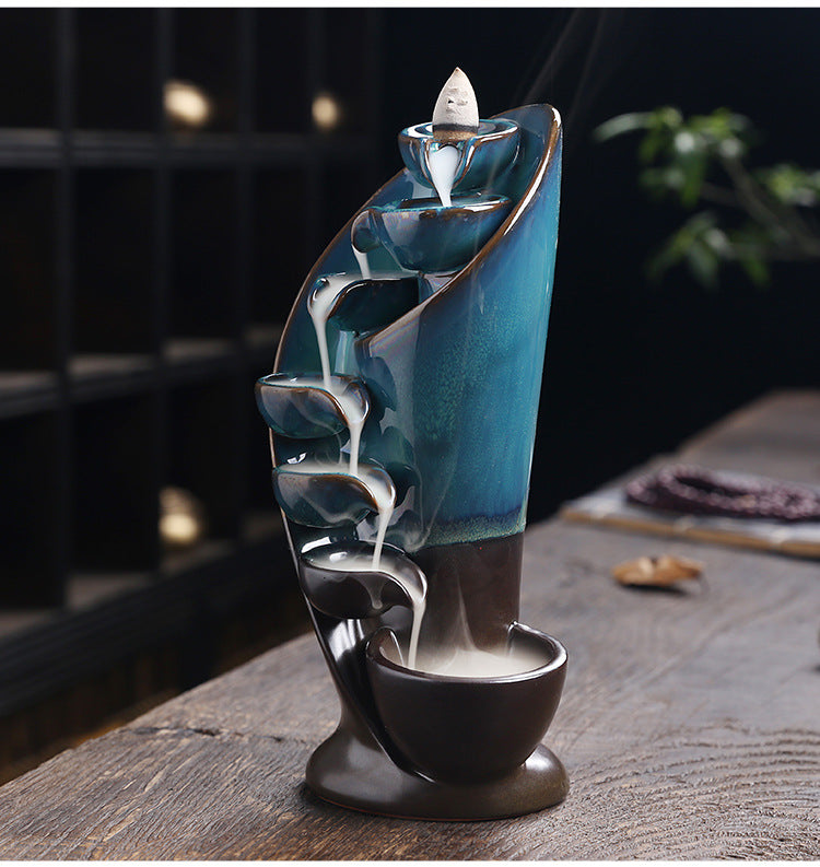 Handmade Torch Waterfall Incense Burner