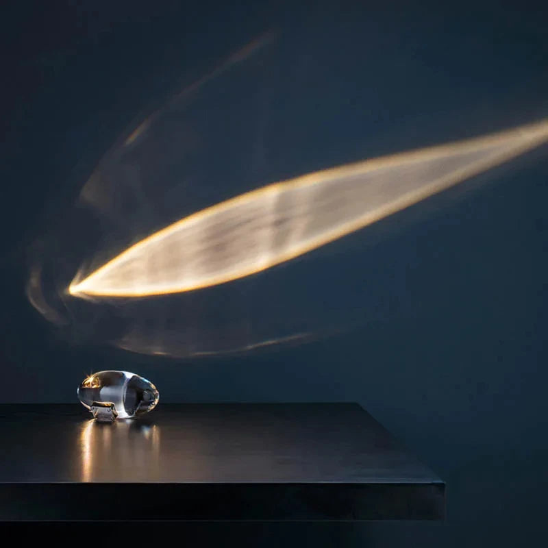 Crystal Sunset Projection Table Lamp