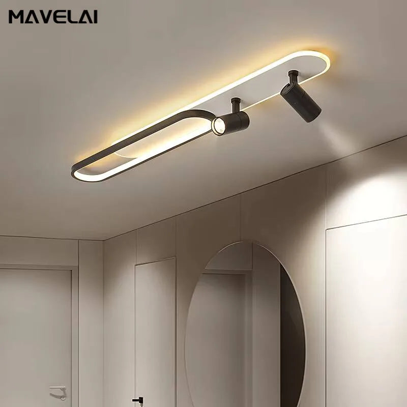 Ceiling Light with Adjustable Spotlights