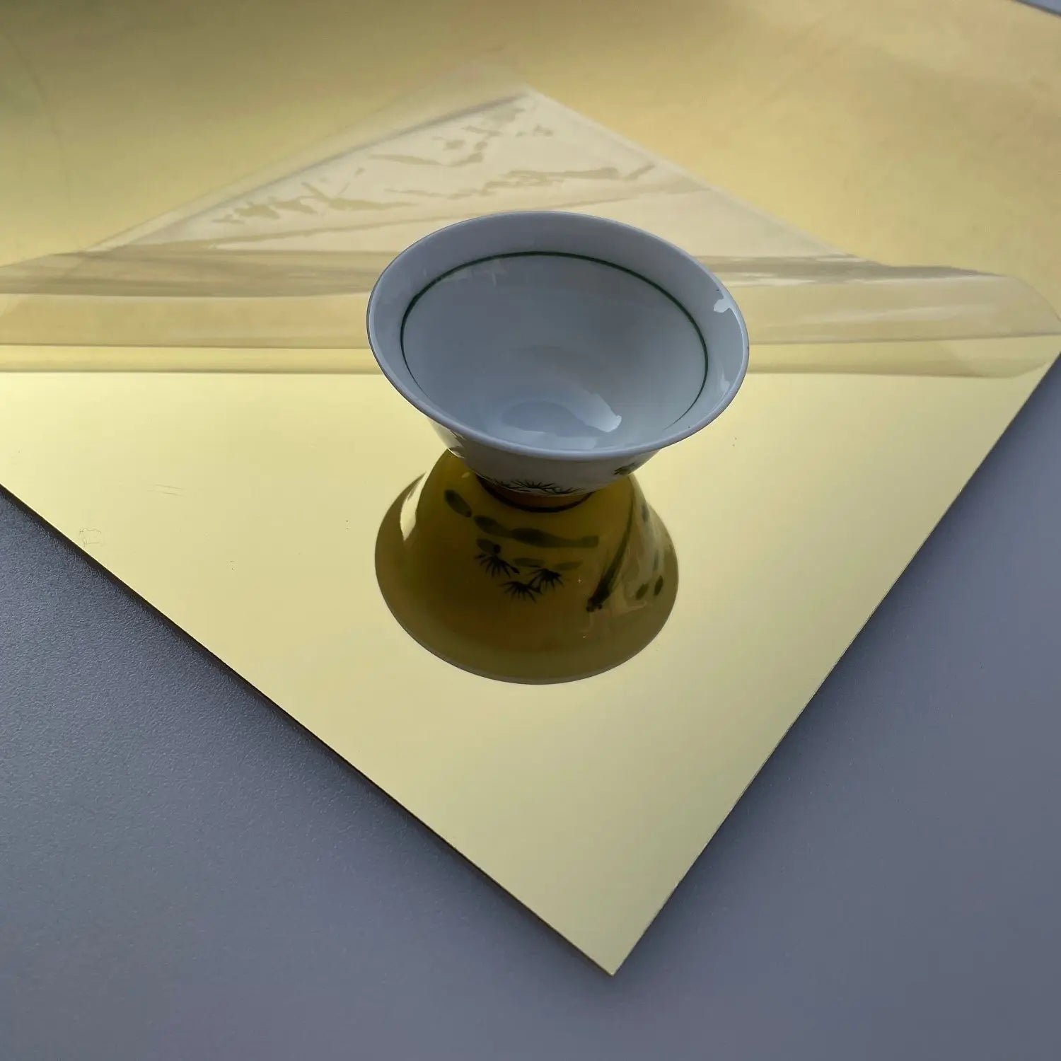 Colorful Rectangle Acrylic Wall Mirror Sheet