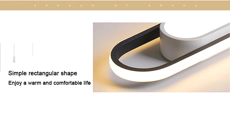 Rectangular LED Aisle Ceiling Light