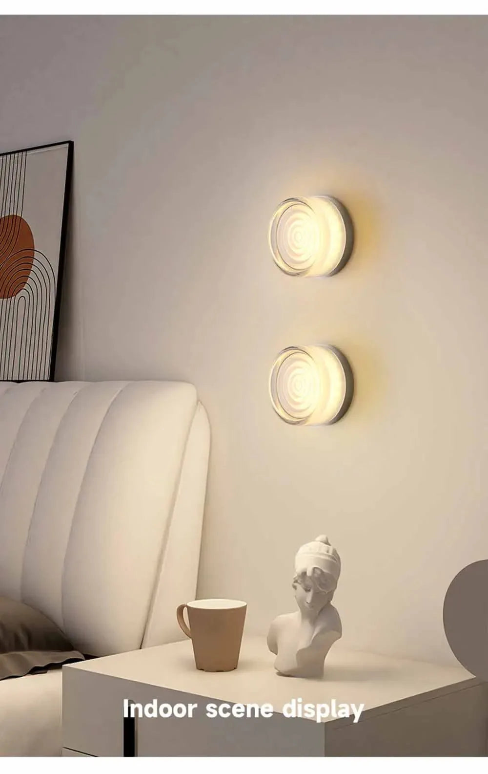 Round Acrylic LED Wall Sconce