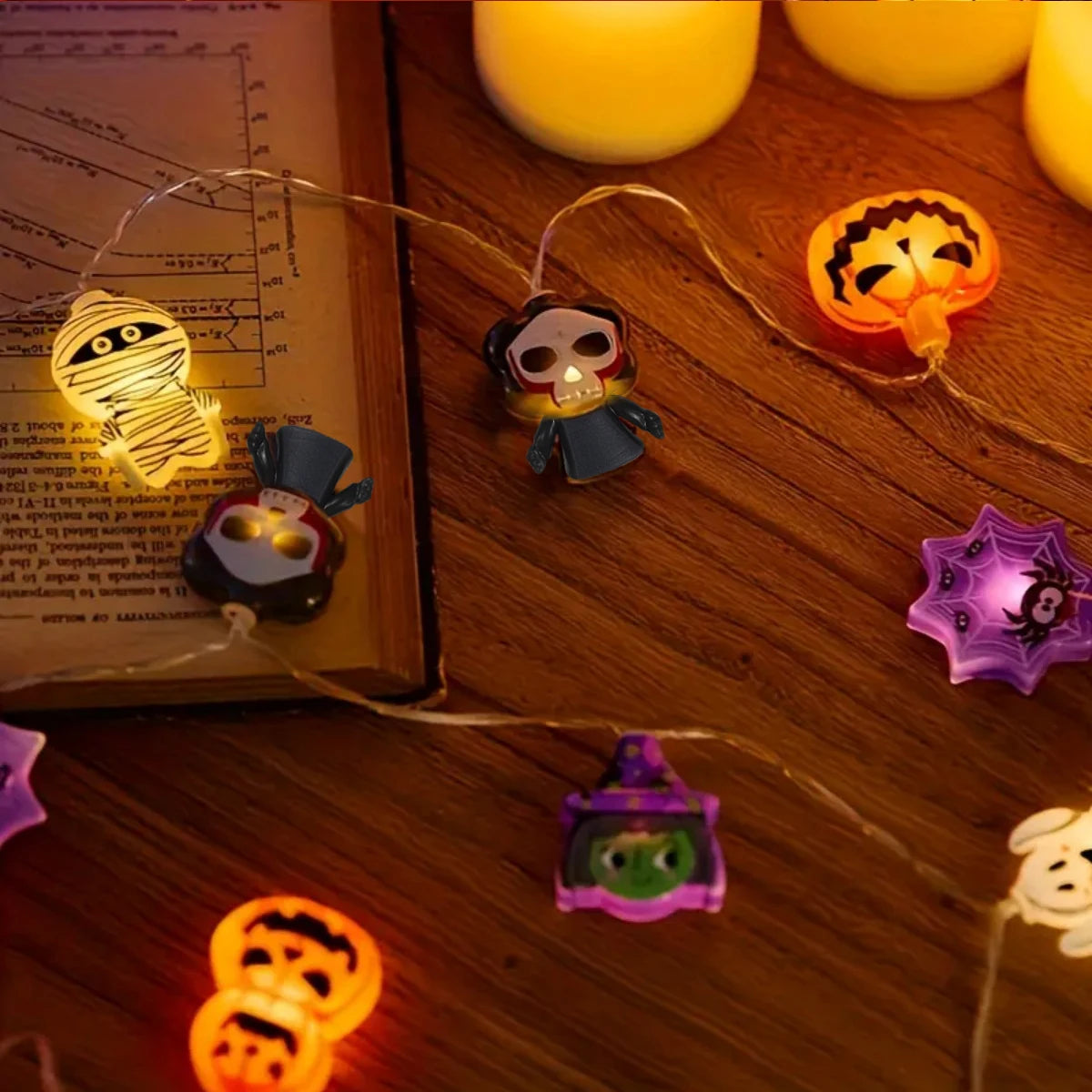 Halloween Shape LED String Lights